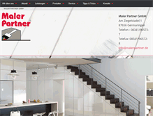 Tablet Screenshot of malerpartner.de